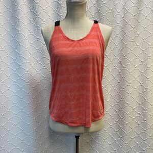 Nike size medium Women's Coral Tank Top razor back workout gym running